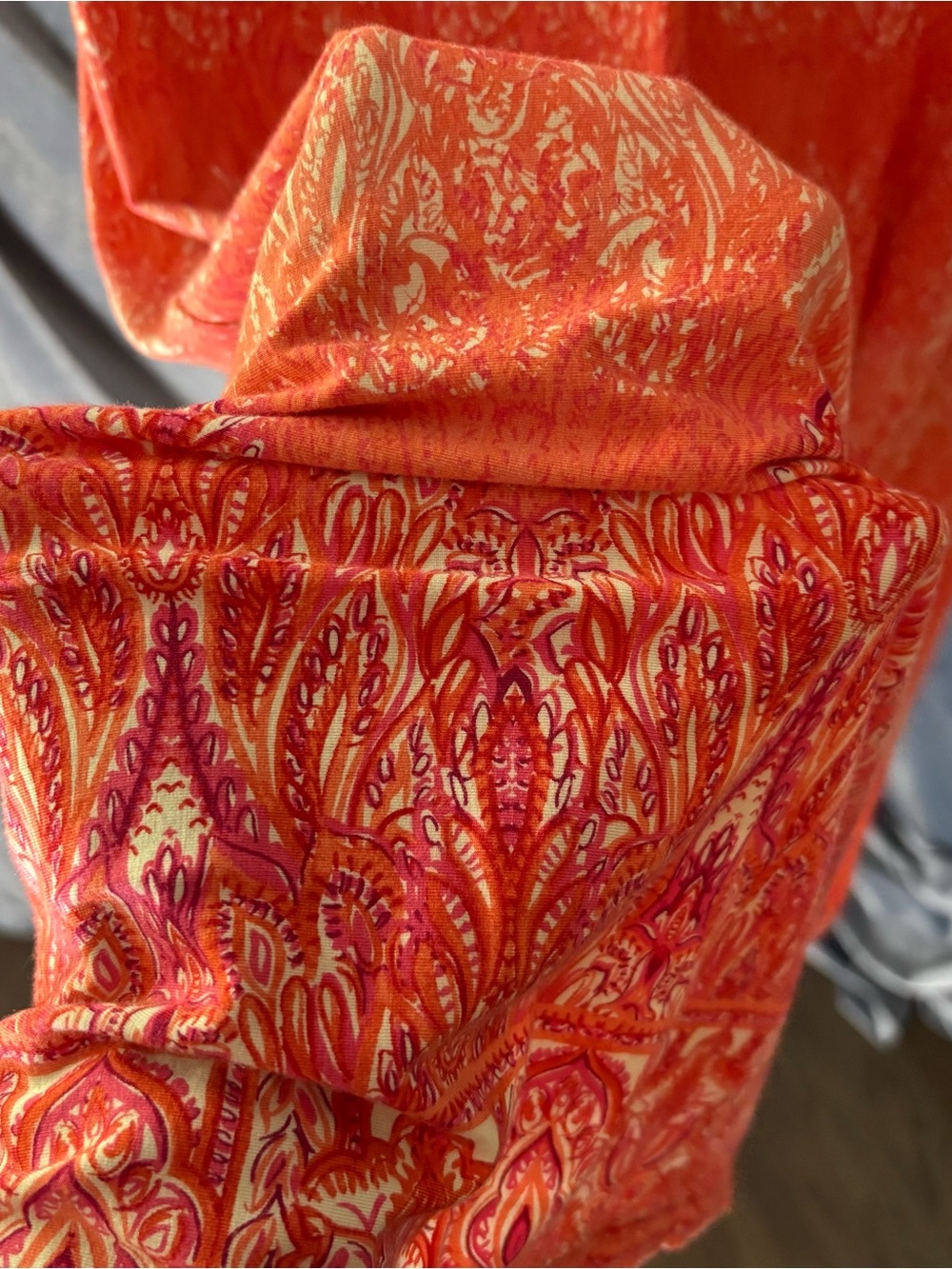 Athleta Coral Pink Patterned Tank cooling Dress - Picture 7 of 9